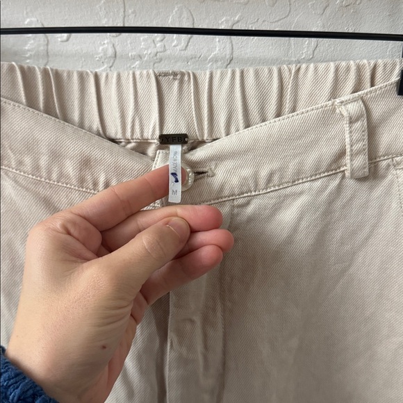 Young Fabulous & Broke Cream Tan Cargo Straight Leg Pants Medium - Picture 4 of 6